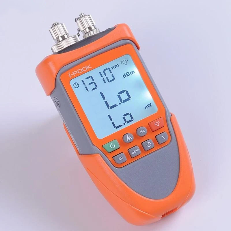 

FTTH Fiber Optic Tool Optical Power Meter With FC SC Connector Fiber Meter For CATV 7 Wave Length PON Network Testing Wavelength