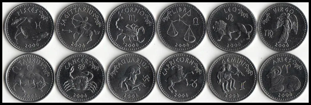 

12pcs Somaliland twelve 2006 year original coin Not circulated