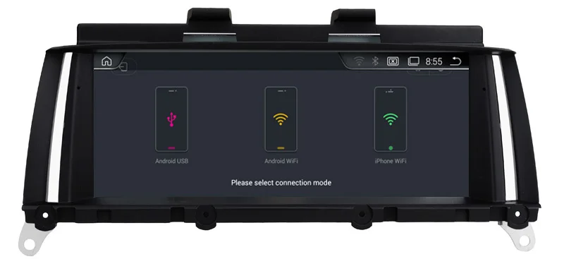 Top 2G RAM Quad Core Android 7.1 Car DVD for BMW X3 F25 X4 F26 F2016+ With Bluetooth 32GB Nand Flash Wifi Mirror Link Free Map GPS 3