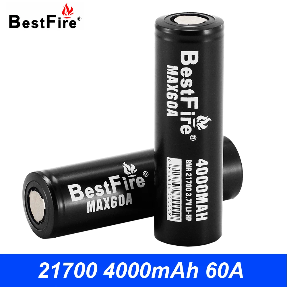 21700 аккумуляторная батарея BestFire 4000 мАч 60A для iStick Pico IJOY CAPO 100 B138|rechargeable battery|battery