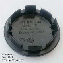 20pcs C06 65mm wheel center cap hub cap Logo badge emblems EOS Golf Jetta Mk5 Passat B6 VW 3B7601171