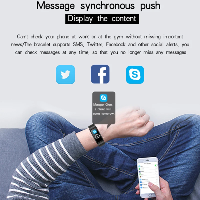 Lykl модный браслет B31 smart watch цветные наушники поговорить с Bluetooth Монитор Сердца спортивный смарт-браслет для фитнеса