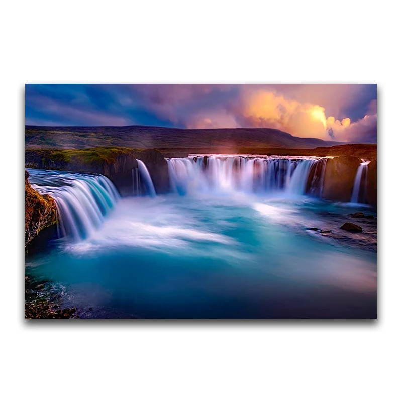 Full Square Diamond embroidery Cross stitch scenery Full Diamond mosaic landscape 3D DIY Diamond painting waterfall