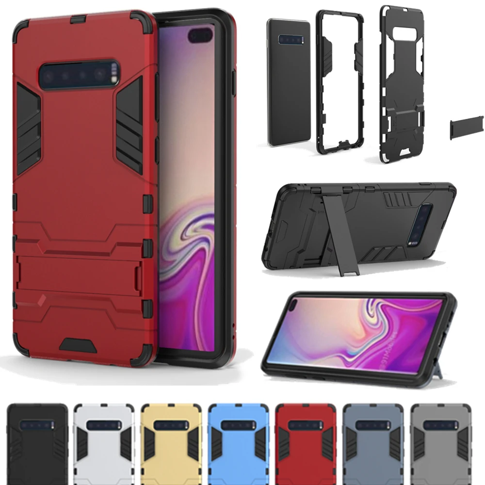 Hybrid Shockproof Armor Phone Back Cases For Samsung Galaxy S10 S10