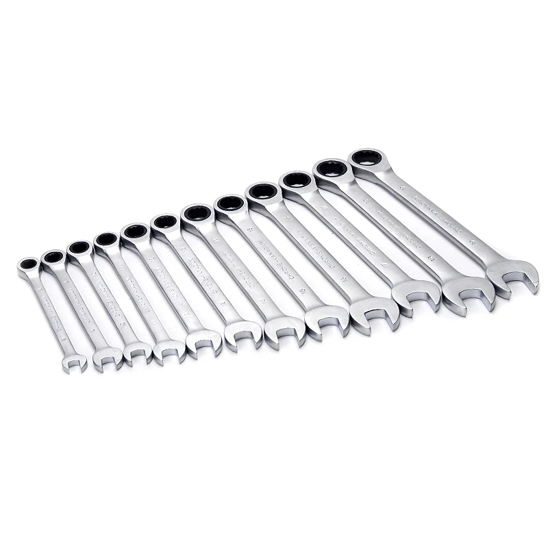 8/9/10/11/12/13/14/15/16/17/18 unids 19mm 12 piezas Llave de trinquete juego para herramientas de reparación de coches Llave de trinquete