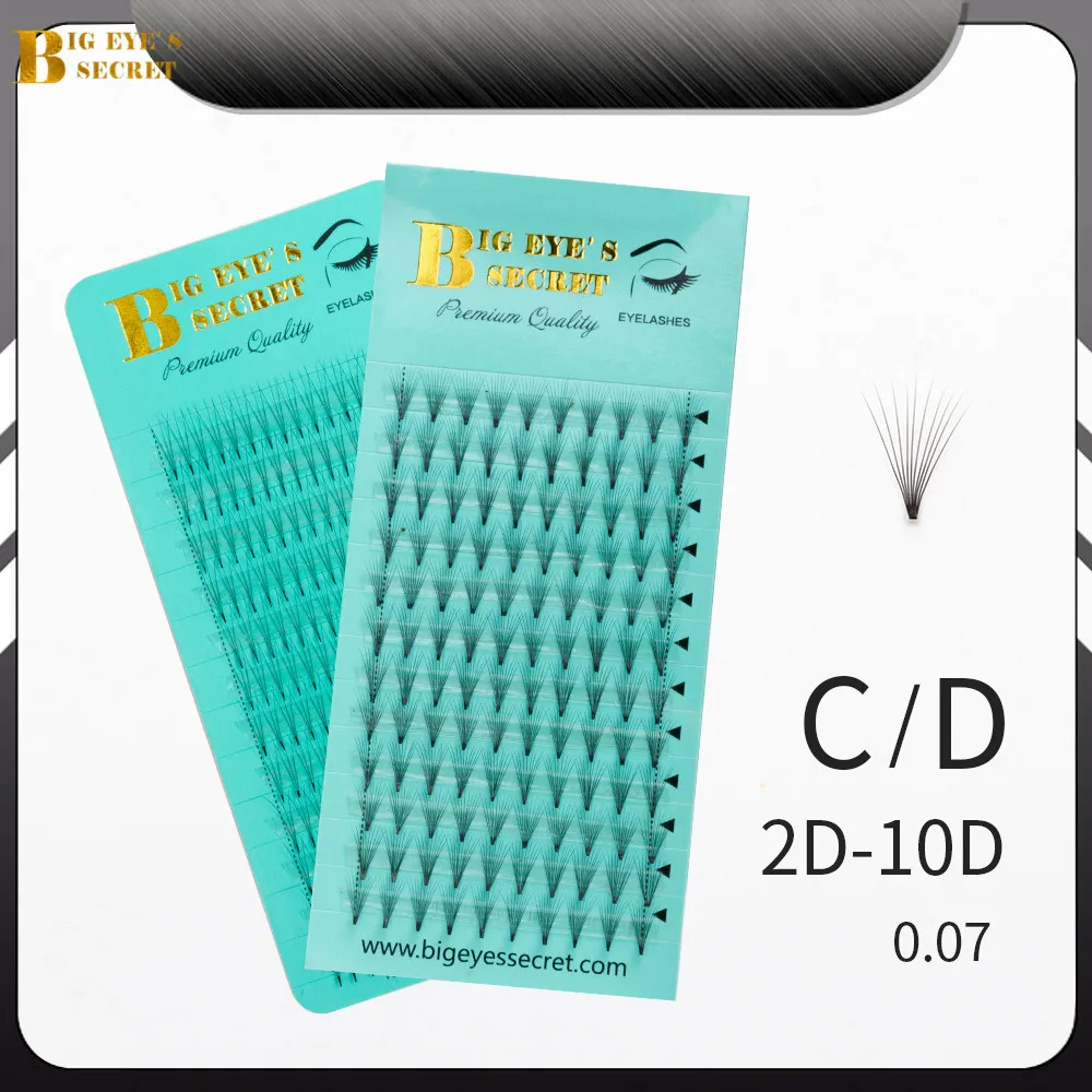 

BES Premium 2D 3D 4D 5D 6D 7D 10D Pre Made Russian Volume Fan Eyelash Extension Russian Volume Premade Cilios Lashes Extension