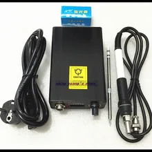 1 шт. 220 В цифровая паяльная станция Утюг Температура контроллер+ t12il ручка+ ЕС Подключите Фирменная Новинка