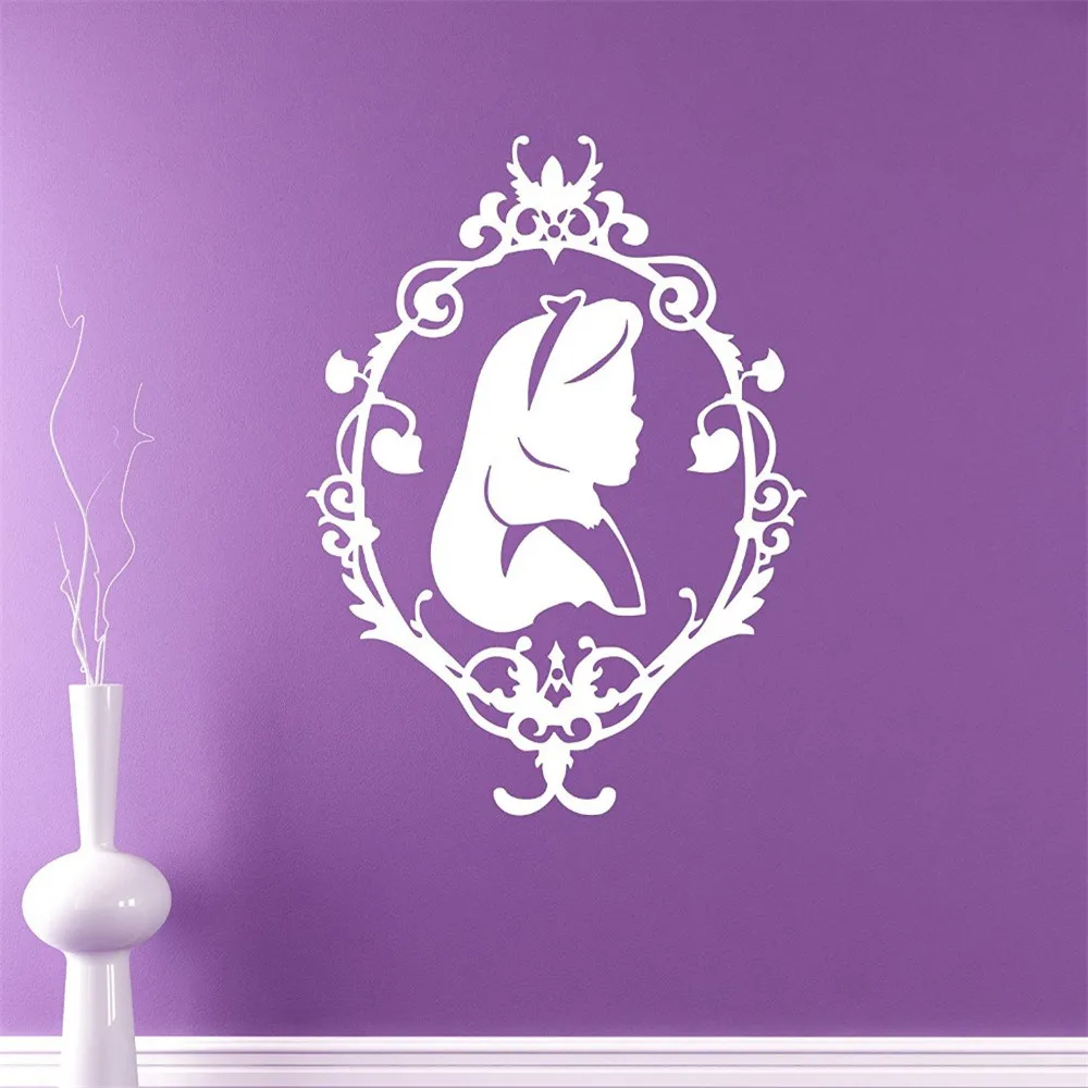 Us 9 59 20 Off Alice In Wonderland Vinyl Decal Fantasy Fairy Tale Wall Sticker Cartoon Home Interior Children Kids Room Decor Bedroom Wallpaper In