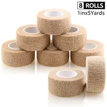 8 Rolls Self Adhesive Bandage Sport Tape Waterproof Non Woven Exercise Sports Tape Finger Wrap Tape Cohesive Bandage Pain Care 8 Rolls Self Adhesive Bandage Sport Tape Waterproof Non Woven Exercise Sports Tape Finger Wrap Tape Cohesive Bandage Pain Care