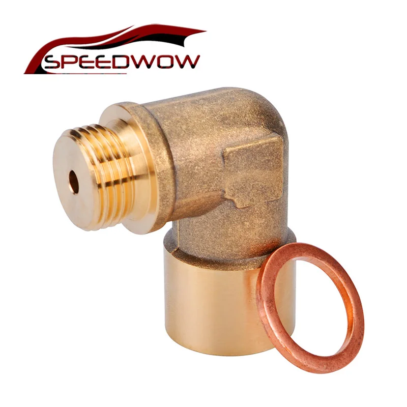 SPEEDWOW M18 x1.5 Oxygen Sensor Lambda Extender Spacer Exhaust 90degree Lambda O2 Oxygen Sensor Extender Spacer SPEEDWOW M18 x1.5 Oxygen Sensor Lambda Extender Spacer Exhaust 90degree Lambda O2 Oxygen Sensor Extender Spacer