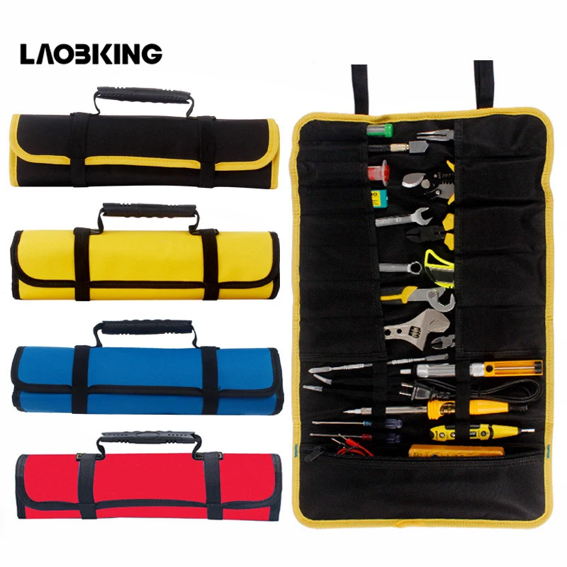 Multifunction Oxford Cloth Folding Wrench font b Bag b font font b Tool b font Roll