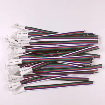 

100pcs/lot , 5Pin Female led strip connector for RGBW Led strip light SMD5050 Flexible