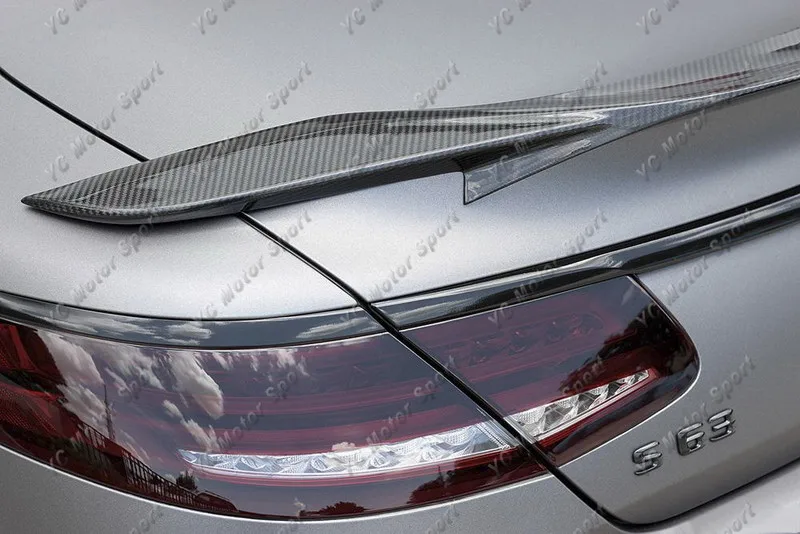 2015-2017 Mercedes Benz C217 S63 Coupe  Renntech-2 Style Trunk Spoiler Wing CF (28)