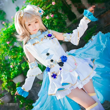 

2017 Christmas Cosplay Love Live Minami Kotori School Idol Festival Awakening Cosplay Costume White Dress