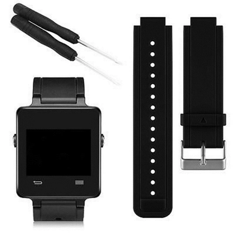 Newest Silicone Replacement Watch Band Wrist Support Watchband Strap Newest Silicone Replacement Watch Band Wrist Support Watchband Strap Bracelet For Garmin Vivoactive Smart With Tools In Watchbands From Watches