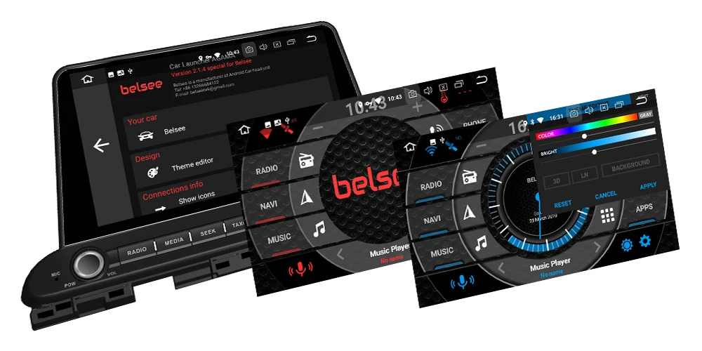 Cheap Belsee for Kia Forte Cerato 2018 2019 8 Core 4GB 64GB Android 9.0 Car Radio Stereo Autoradio Player GPS Navigation Head Unit 3