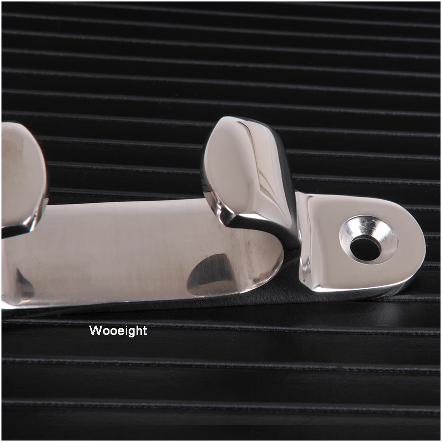 4Inch Stainless Steel 316 Polished Dock Deck Fair Lead Cleat Line Rope Hardware  Fitting For Boat Yacht Marine Caravan (6)