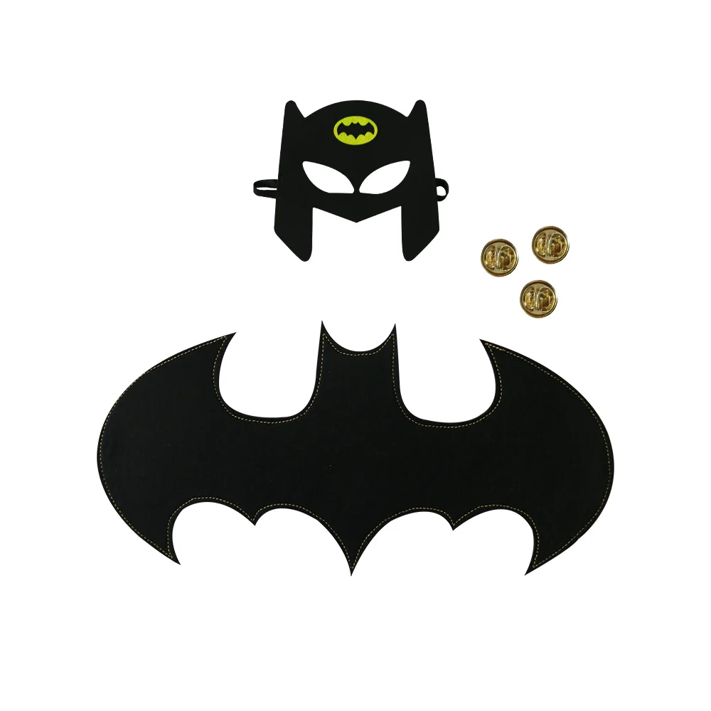

Special 40*20cm Batman costume kids Halloween costumes black wing mask carnival superhero cosplay costume custom made