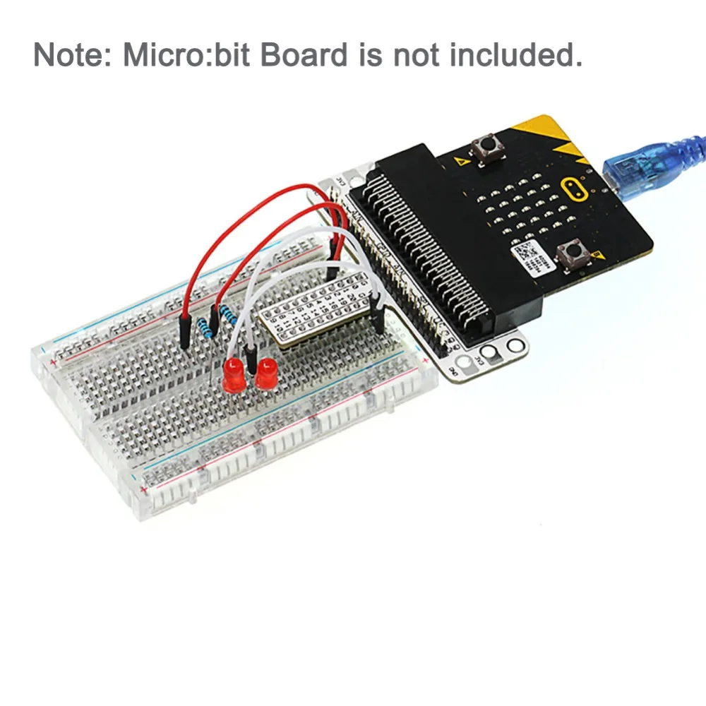 Для микро: бит стартовый комплект(без микро: битная плата), макетная плата адаптер прозрачная макетная плата SG-90 мини сервопривод для программирования