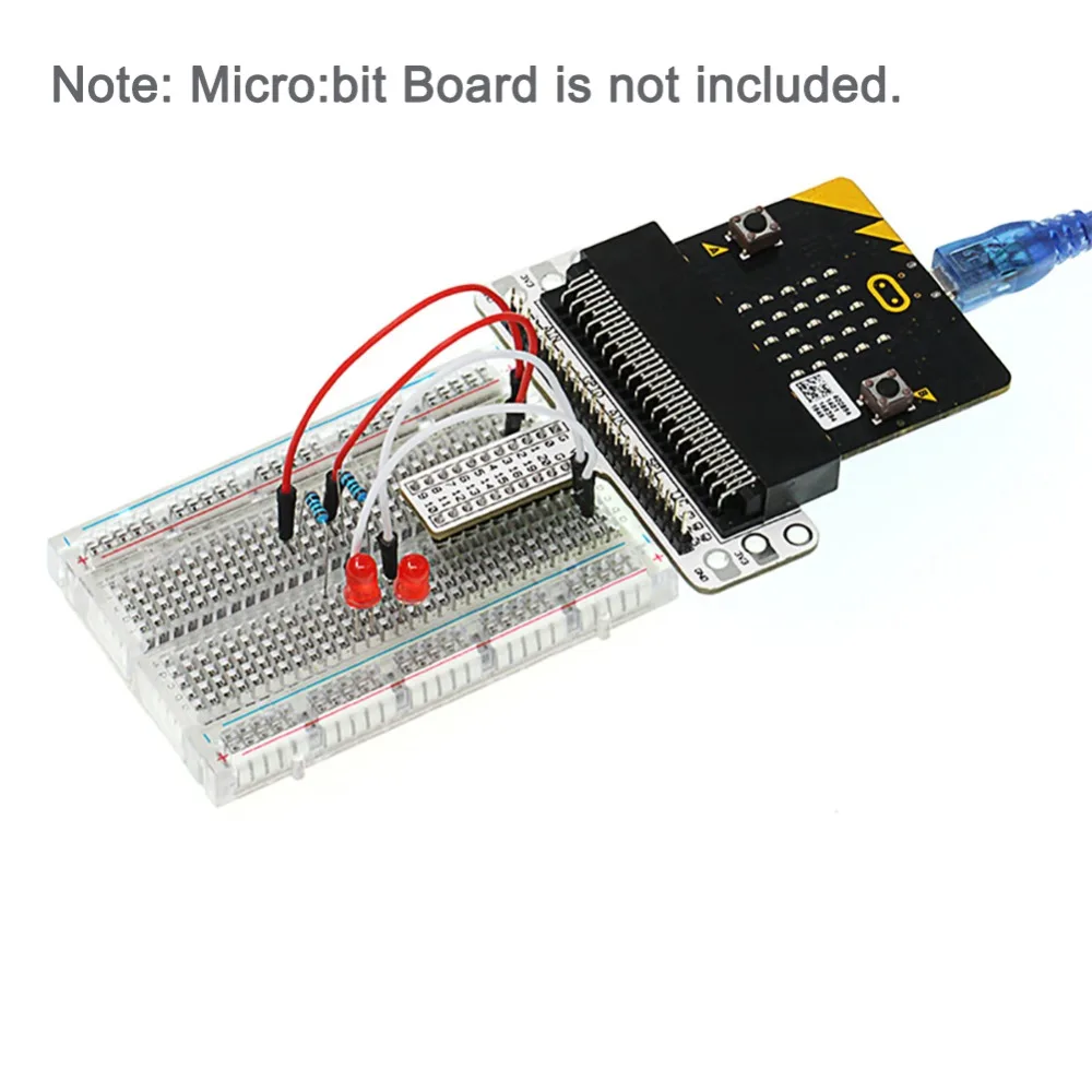Для стартового набора Micro:bit (без платы Micro:bit) адаптер для макетной прозрачная