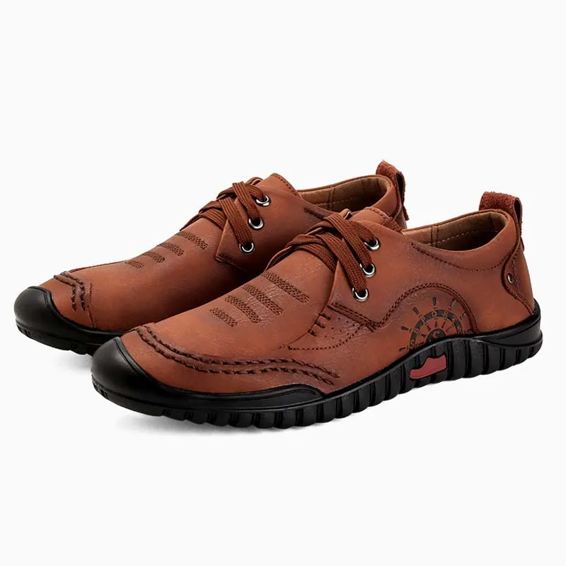 Cuir D'affaires Chaussures Lacets Hommes De forme Printemps Pu Yiqitazer Mariage Homme Yellow Nouveau Design 2018 Plate brown En Casual Cuir 6ZPPXqvpn