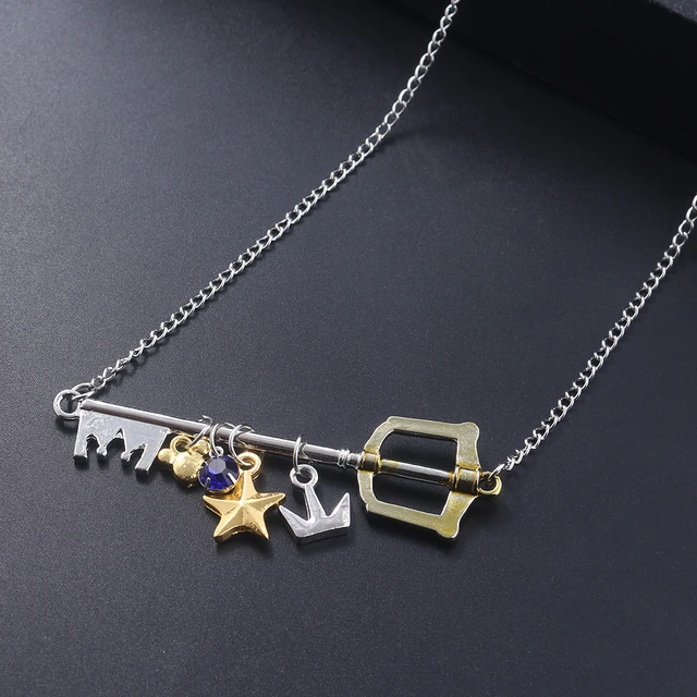 Buy Kingdom Hearts Crown Necklace Sora Necklaces Crown Pendant Kingdom  Hearts Crown Chain Crown Charm Gifts Cosplay Jewellery Gifts Online in  India - Etsy