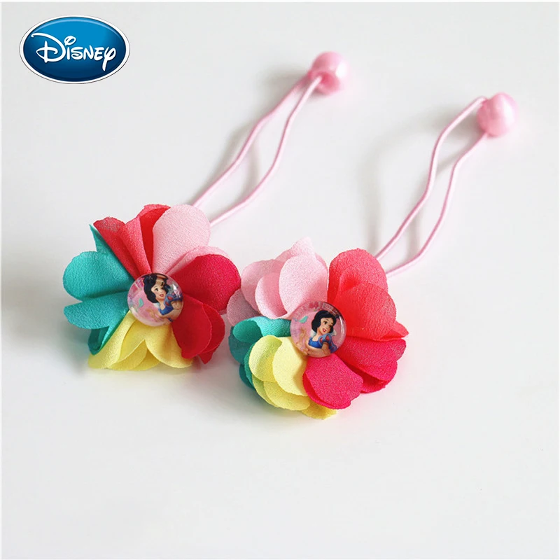 

Disney children's hair accessories princess headdress flower cartoon hair rope rubber band
