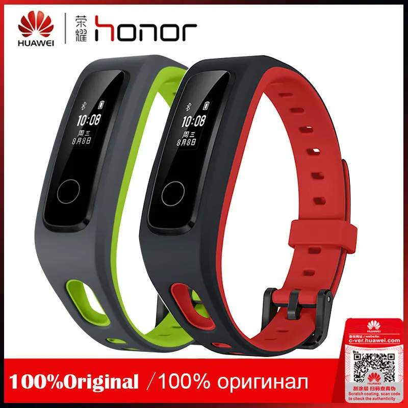 

HUAWEI HONOR Band 4 Smart Wristband Running Heart Rate Fitness Tracker Waterproof Real-time Activity Tracker Wearable Devices