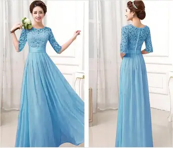 

Women Dress Sexy Fashion Series Lace Chiffon Dress Long Section Of The Sisters Dress Bridesmaids Costumes Annual Meeting Dress