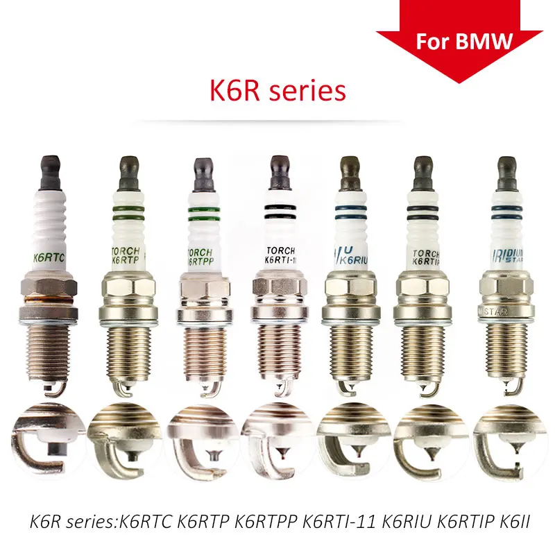 Цельнокроеное платье Китай Оригинальный факел свечи зажигания K6R серии для BMW 1
