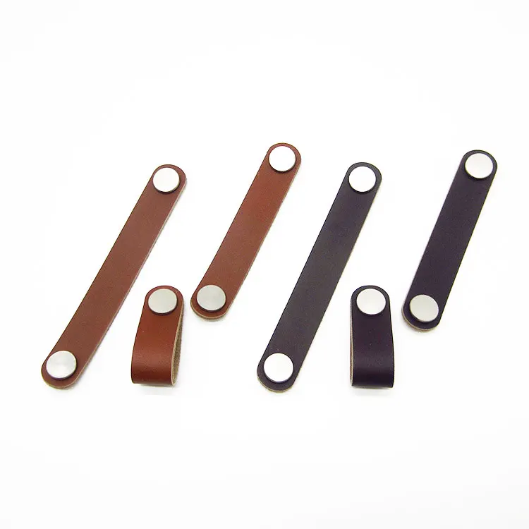 

Cabinet Handle Soft PU Leather Dresser Drawer Door Knobs Pull Furniture Hardware Dresser Knobs Furniture Knob Kitchen Knobs