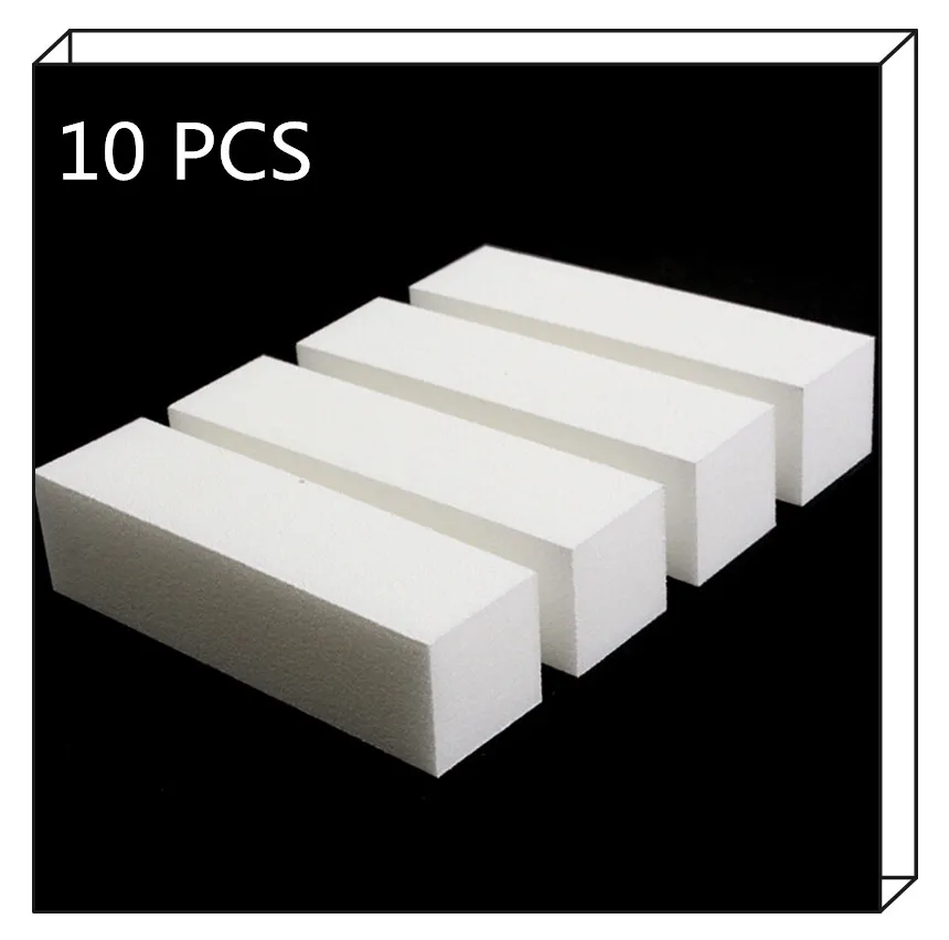 Hot 10Pcs Nail Massage Art Buffer File Block Dead Skin Remover Sponge Sanding Buffing Massage Relaxation