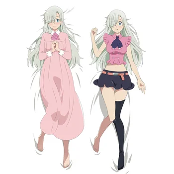 

2018 HOT Anime The Seven Deadly Sins pillow Covers sexy girls two-sides Printed Pillow Cases Hugging Body Bedding Pillowcases