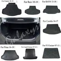 Rear Trunk Cargo Linear Floor Mat For Toyota Camry Corolla FJ Land Cruiser Highlander Prado