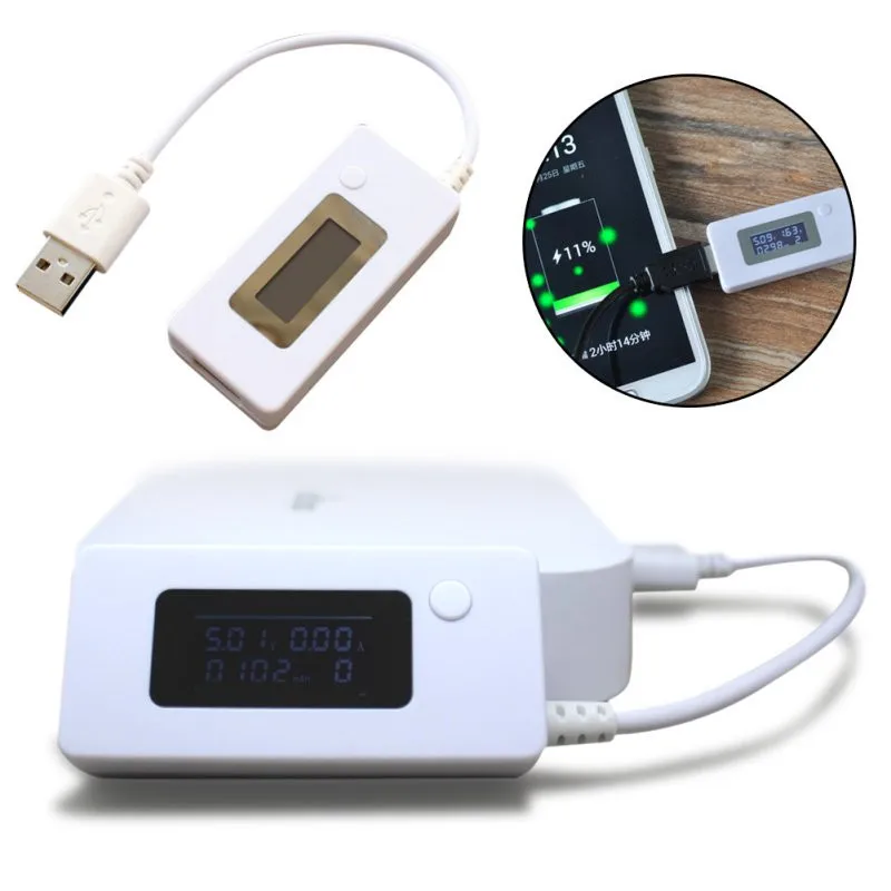 

Mini Voltage Current Tester Meter Useful USB Charger Mobile PC Battery Capacity Power