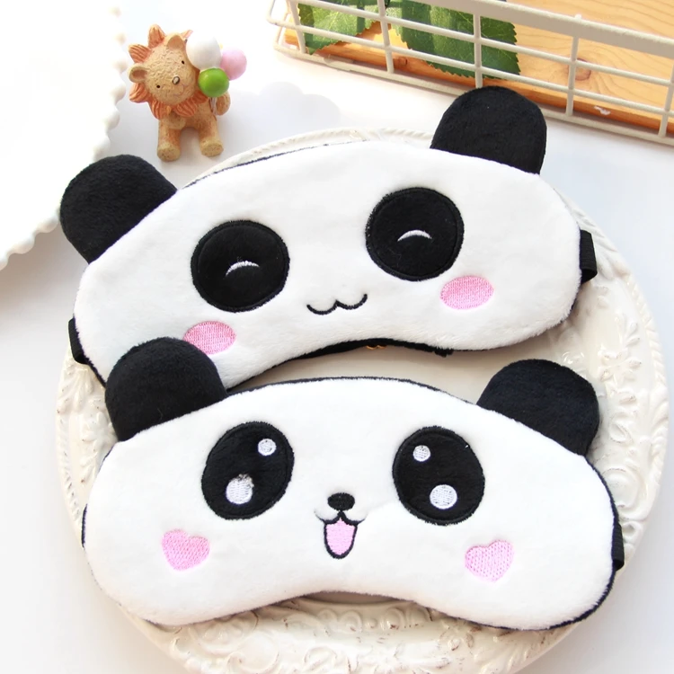 Panda Sleep Eye Mask Sleeping Mask Plush Eye Shade Cover Eyeshade Relax Mask Travel Home Party Gift Kawaii Plush Sea Lion