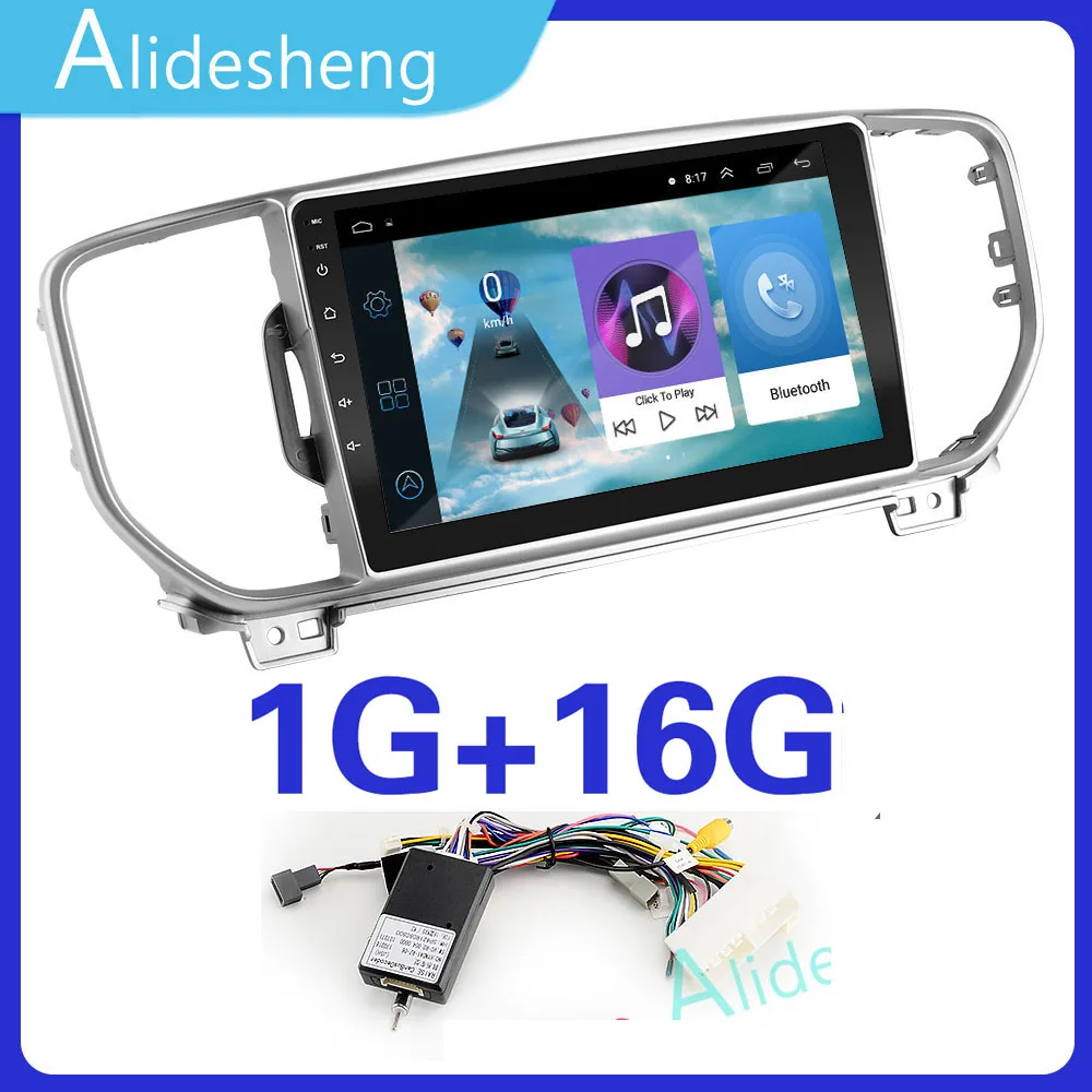 2G+ 32G 2.5D 2Din Android 8,1 GO Автомобильный мультимедийный dvd-плеер gps для KIA Sportage 4 KX5 navigatio Wi-Fi, BT - Цвет: ZS-KIA-kx5-1G-can