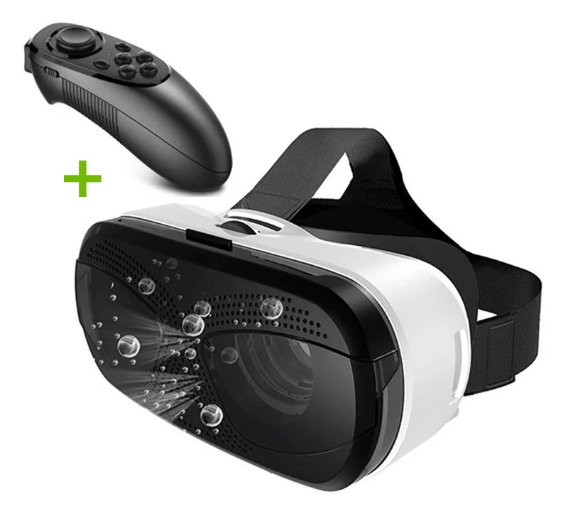 Новые очки VR гарнитура с консолью просмотра виртуальной реальности для Xiaomi Iphone Galaxy lenovo 3D Imax очки Google Cardboard - Цвет: bundle 4