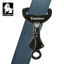 TrueLove Pet wszystkie pas bezpieczeństwa w samochodzie klamra bezpieczeństwa z kołnierzem lub uprzęży wysokiej jakości lekki aluminiowy przenośny TLM1991
