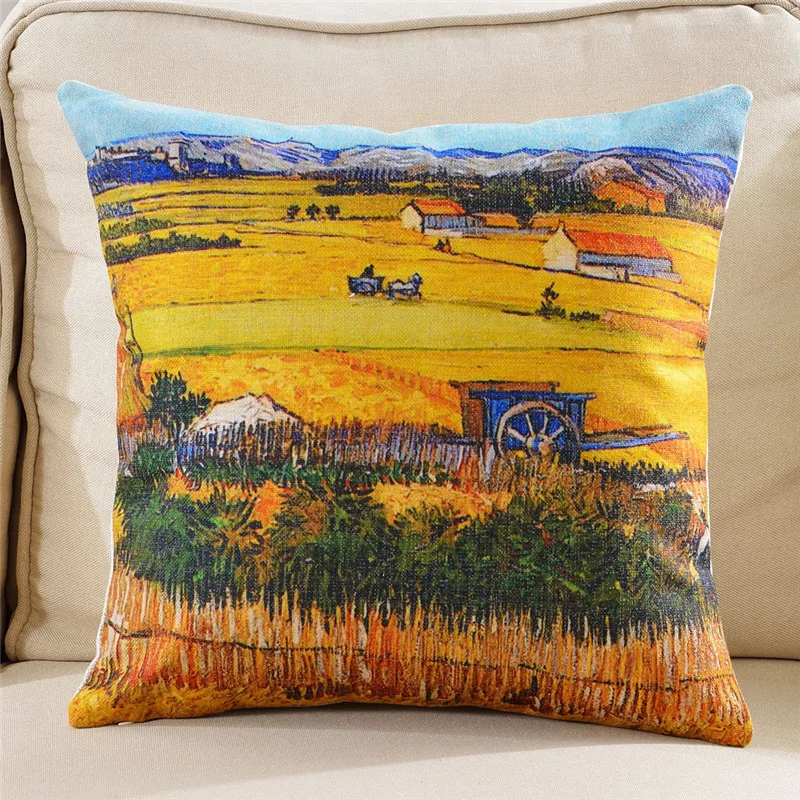 الجملة هدية الزفاف وسادة غطاء فان غوخ خلاصة مشهد الرعوية ديكور مكتب أريكة وسادة القضية غطاء وسادة سيارة المنزل الجملة هدية الزفاف وسادة غطاء فان غوخ خلاصة مشهد الرعوية ديكور مكتب أريكة وسادة القضية غطاء وسادة سيارة المنزل