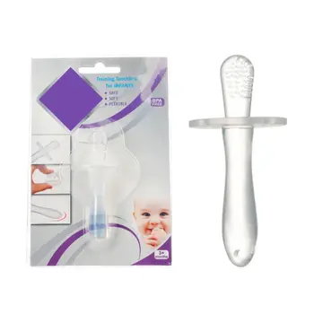 

Soft Silicone Stick Rod Toddler Molar Teeth Safe Guard Pain Relief Tool Kids Teether Educational Toy Baby Shower Gift