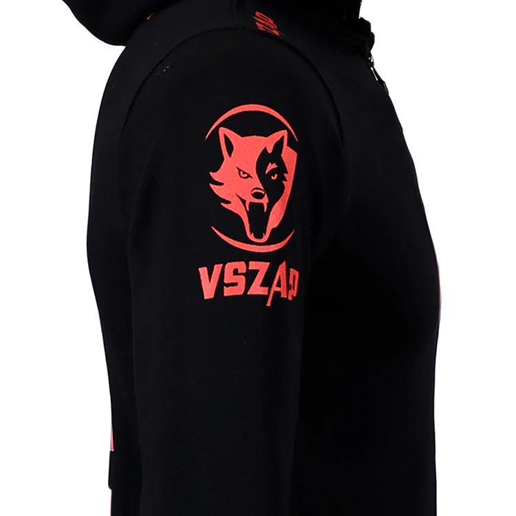 VSZAP гигантский Бодибилдинг бой с капюшоном куртка ММА пальто боевой Спорт с капюшоном рубашка с длинным рукавом wulin ветер
