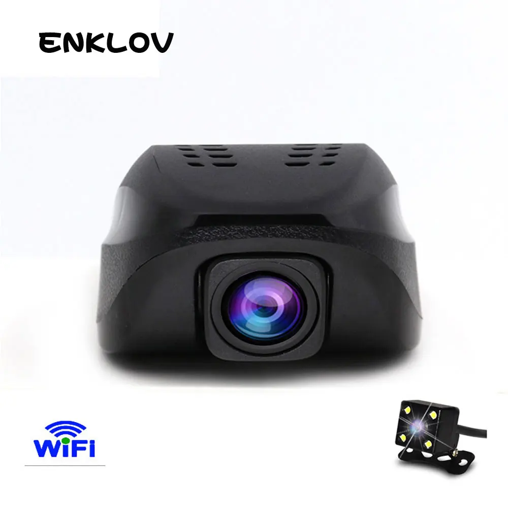 ENKLOV Car Dvr WIFI DVRs Night Version Dashcam Digital Video Recorder Camcorder Full HD 1080P Dual