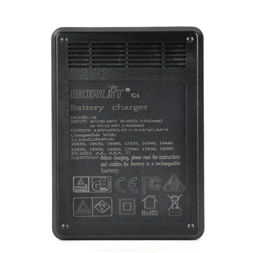 BORUiT lcd дисплей 10440 14550 16340 18650 26650 зарядное устройство NiCd NiMh аккумуляторные батареи