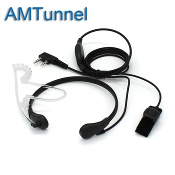 

Walkie Talkie Throat Microphone Throat Vibration Headset for pofung bf888s uv-82 uv5r two way radios