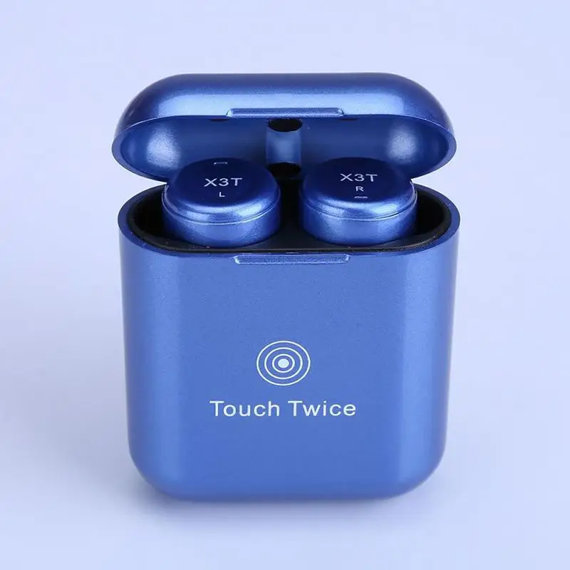 X3T Wireless Bluetooth Headsets Mini TWS Finger Sensor  Operation stereo Earphone