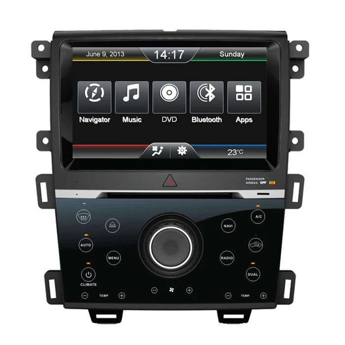 Автомагнитола для FORD EDGE 2013 2015 (ручная воздушная версия) dvd gps плеер навигация
