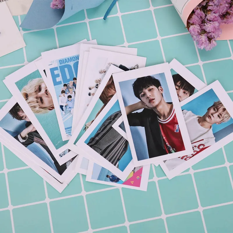 

20pcs/set Pop Seventeen Album LOMO Cards K-POP New Fashion Self Made Paper Photo Card