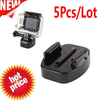 

Wholesale!! 5pcs Gopro Quick Release Flat Surface Buckle Tripod Mount Adapter Accessories for GoPro Hero 1 2 3 3+ 4 Camera
