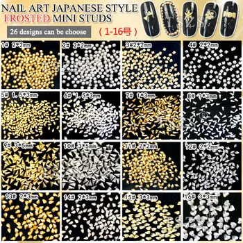 

100pcs /lot new arrival Japanese style nail art 3D mini frosted studs DIY metal decor